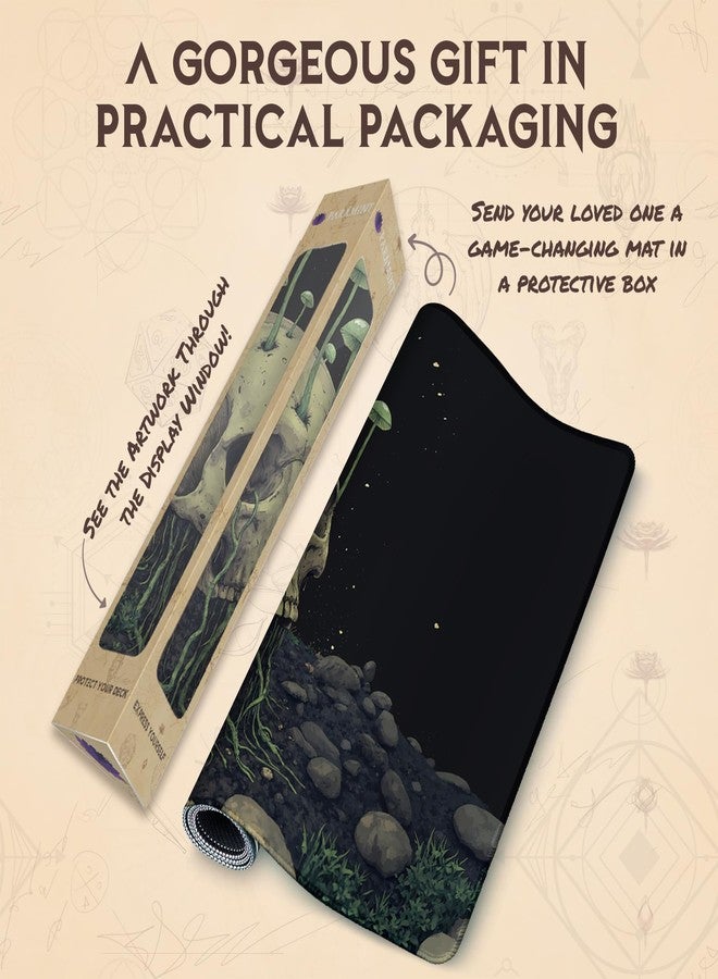 Paramint Black-Green Guild (Stitched) - MTG Playmat - Compatible with Magic The Gathering Playmat - Play MTG, YuGiOh, TCG - Original Play Mat Art Designs & Accessories - Image 4